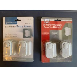Bunker Hill Security Door / Window Entry Alarm Pack of 2 Item 94983 New Sealed