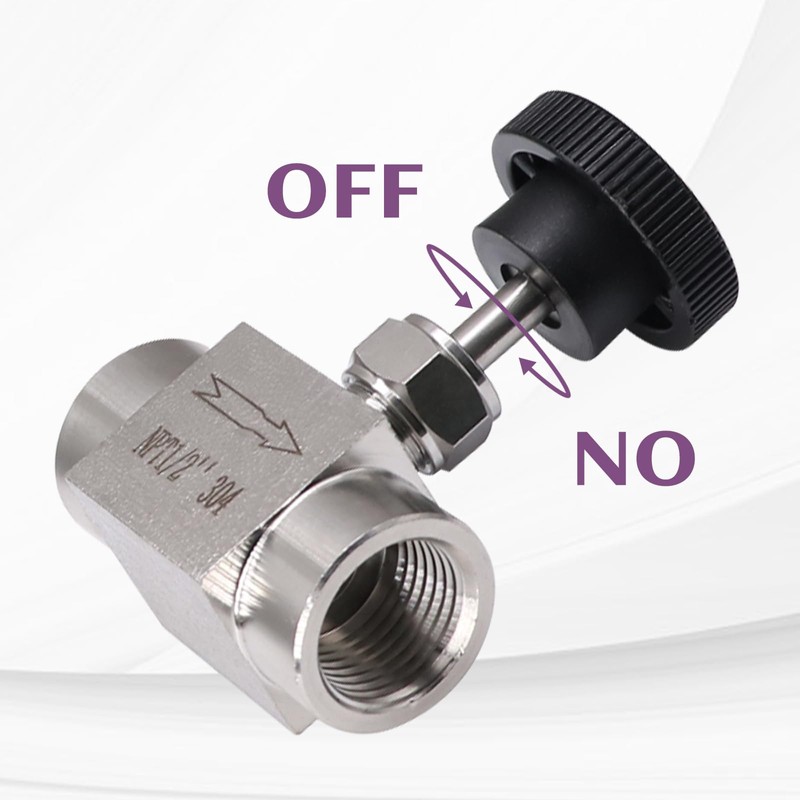 Napredak Stainless Steel 304 NPT 1/4 female Needle Valve for