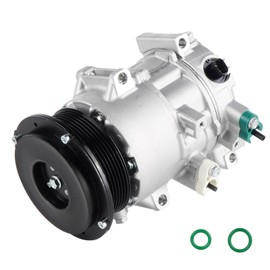 NEW Air Conditioner AC Compressor with A/C Clutch Compatible with Toyota Camry 2.4L 2007 2008 2009 (Japan Built 2009), RAV4 2.4L 2006-2008, Hiace 2.7L 2006-2018, Replaces CO-11178JC