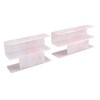 2Pcs Tweezers Organizer Rack 6 Holes and 8 Holes Plastic