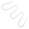 Oval Rhinestone Chain 3.28ft Long Cuttable Exquisite DIY High Hardness