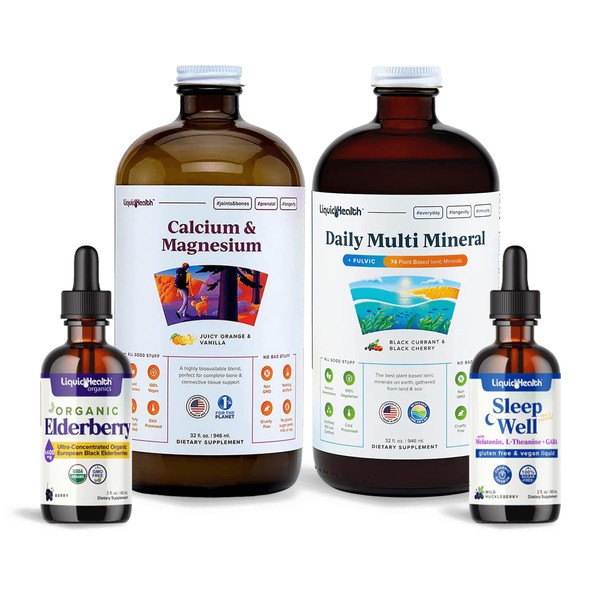 LIQUIDHEALTH Recovery, Rest & Relaxation Vitamin Bundle (RRnR Bundle)