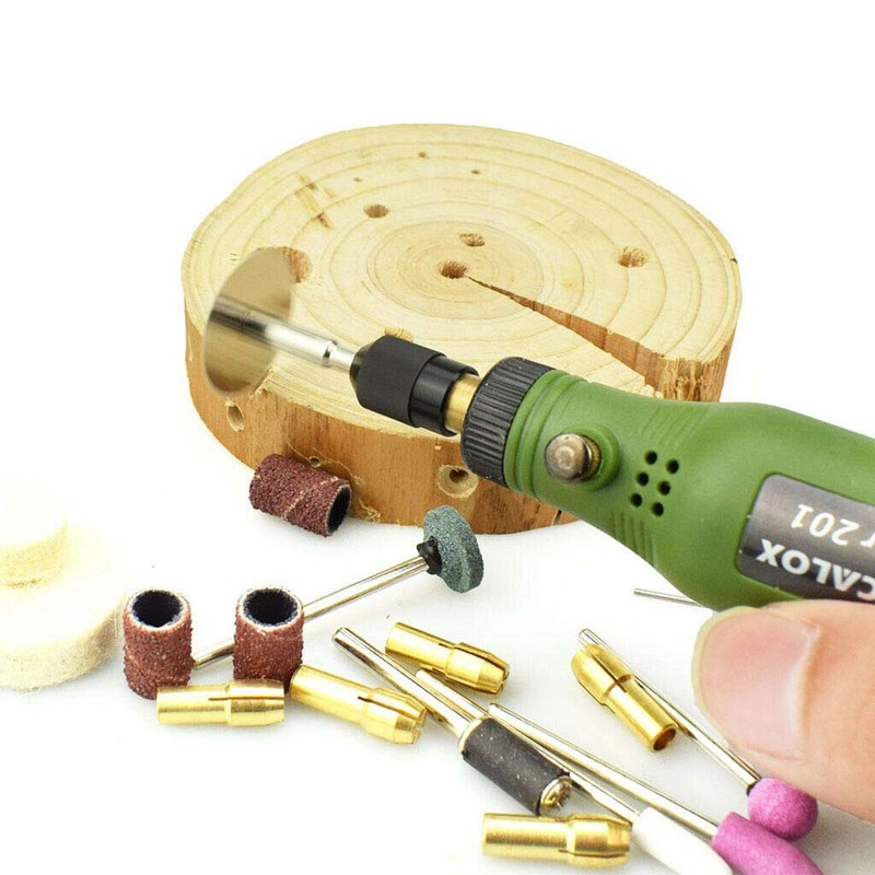 Fahgaer 10W Hobby Craft Mini Drill Grinder Rotary Tool Set