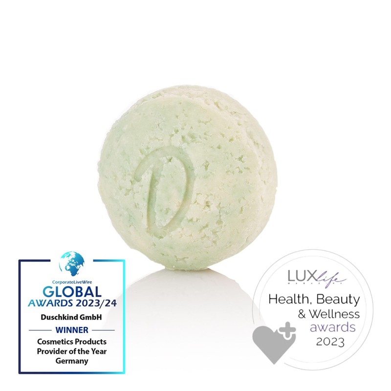 Duschkind Natural Cosmetics Solid Shampoo (Aloe Vera) Allergy Free Fragrance