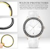 LNQ LUNIQI Watch Bezel Ring 47 mm, Metal Bezel Ring,