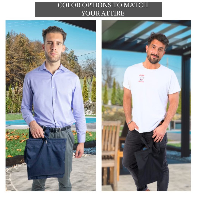 Inspired Comforts Urine Catheter Bag Cover with Snap on Pipe