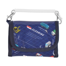 COLORFUL CANDY STYLE N5520600 Children's Wallet (Wallet) for Boys and Elementary School Students, Coin Purse, Trifold, Car Social Transportation Infrastructure