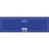 BRUNNEN Querterminbuch Mod. 774 2026 | 326×102 mm, Karton, blau