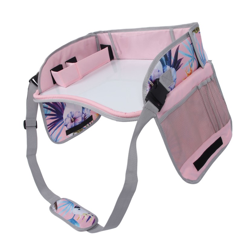 Kids Travel Tray Erasable Drawing Board Organization Pockets Activity Essentials