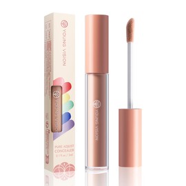 Base Correctora de Maquillaje Líquido de Colores – Cobertura Natural para el Rostro, Textura Fresca y Liviana, Mejora el Tono con un Toque de Luz y Color (01, 3ml)