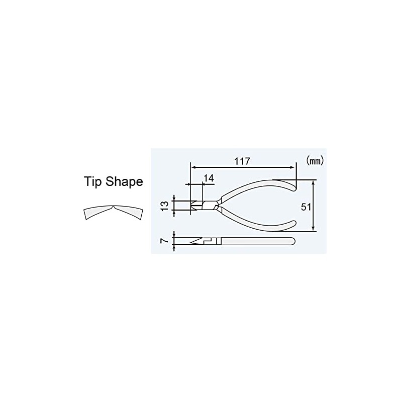 Compact PCB Side Cutters with Hardened Carbon Steel Jaws. Made