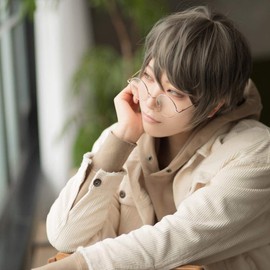 CLASSE Easy Short 01 Gray 03 Brown Hair Men's Full Wig, Men's Full Wig, Men's Clothing, Short, Short Hair, Natural, Heat Resistant, Unisex, Includes Wig Net