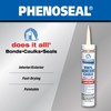 DAP 2102 Phenoseal Vinyl Adhesive Caulk, 10 oz, Almond