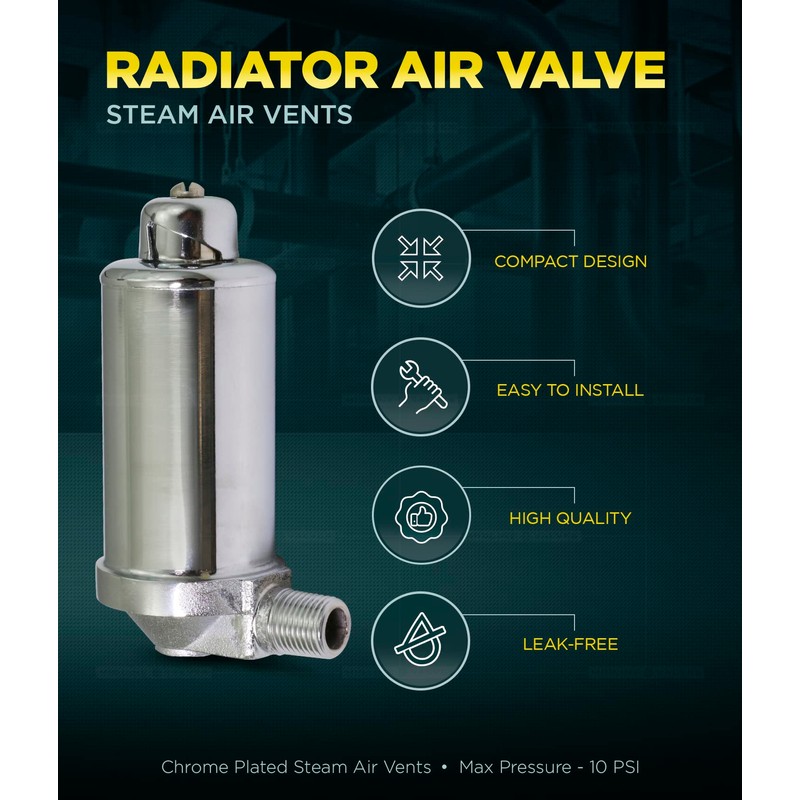 Midline Valve 6J3I5 Steam Radiator Air Vent; Heat Regulator Valve;