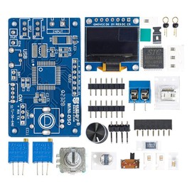 Fasizi Stc8a8k Diy Oscilloscope Kit With 0.96" Oled Single Channel 30v/10khz Digital Oscilloscope For Electronics Training And Soldering Practice