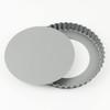 DELISH KITCHEN CX-10 Pearl Metal Fluorine Treated Tart Pan, 7.1