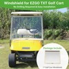10L0L Golf Cart Windshield Compatible with EZGO TXT Gas &