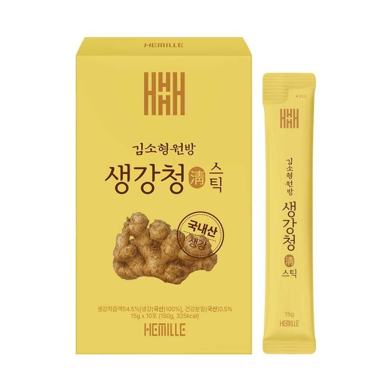 Kim Sohyung Wonbang Ginger Sticks 6 boxes (10gx60 packs) /