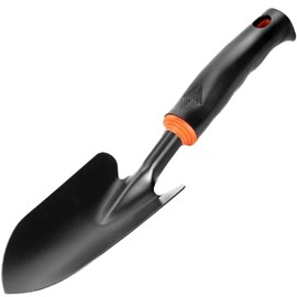 Garden Trowel Hand Shovel Heavy Duty Gardening Hand Trowel with Ergonomic Grip Rust Resistant Garden Tools Small Spade for Planting Transplanting, Weeding, Moving and Smoothing Soil-Gardening Gift