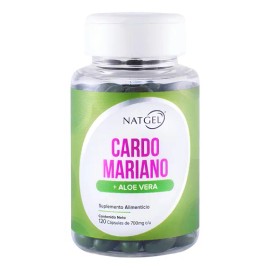 Cardo Mariano mas Aloe Vera 120 Softgels Natgel Sabor Sin Sabor