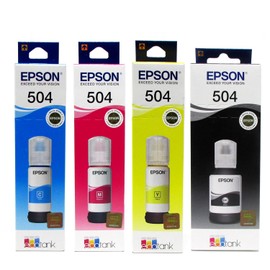 Epson Kit de 4 Tinta T504 para L4150 L4160 L6161 L6171 Kit Especial DECME