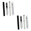 FOMIYES 2sets Printed Glass Nail Files Manicure Tool Environmental Nail