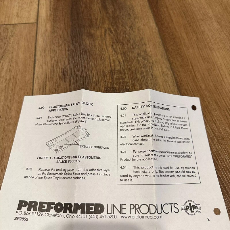 PLP 80805514 COYOTE 36F SPLICE TRAY KIT