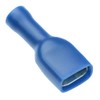 20 x Blue 6.3mm Female Fully Insulated Crimp Spade Connector