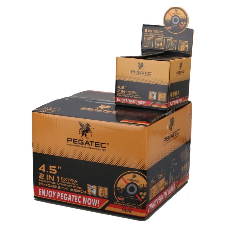 PEGATEC Cut Off Wheels 6 Pack, 115x1.0x22.2mm Ultra Thin 4