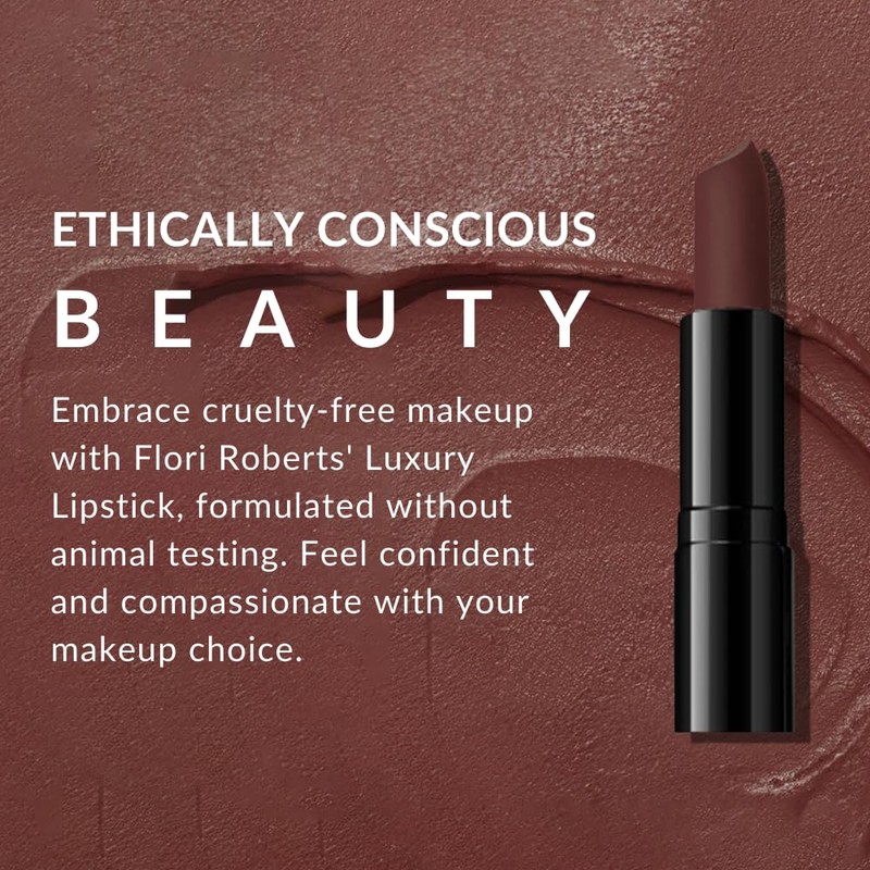 Flori Roberts Luxury Lipstick, Vibrant Lip Makeup for Women of