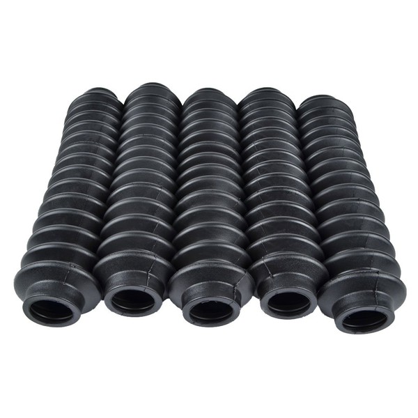 5 Shock Boots Black Fits Most Shocks for Wrangler Cherokee and Universal Off Road Vehicles