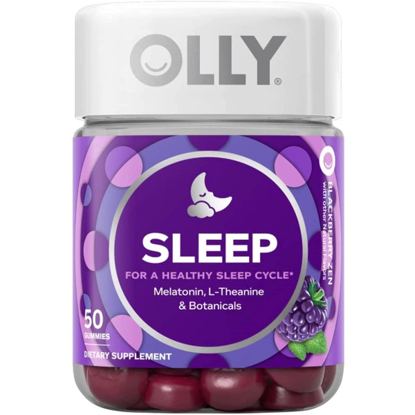 Olly Restful Sleep BlackBerry Zen Vitamin Gummies (Pack of 2)