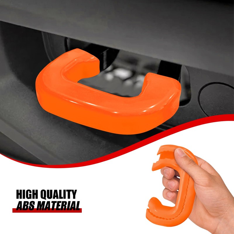 BESTZHEYU Front Tow Hooks Covers Hitch Cover Customized Compatible with