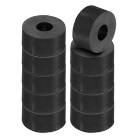 PATIKIL Multi Purpose Rubber Spacer, 20 Pcs 0.8"OD 0.31"ID 0.4"Thickness Neoprene Round Anti-Vibration Isolation Pads Isolator Rubber Bushings Spacer Washer for HVAC Bolts Car Accessories