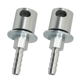 Alsoyixia 2Pcs Remote Mount Vent Valve for Fuel Tanks, Tank Vent Line Replacement Part, 5/16'' Barb Size, Detachable