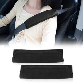 PSLER Seat Belt Cushion Shoulder Strap - Car Seatbelt Pads for Adults Car Seat Belt Shoulder Pad Carseat Strap Covers for Babies Car Seat Belt Cover Pad for Kids Stroller Pushchair High Chair,Ice silk