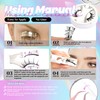 Losha Magnetic Eyelashes with Applicator No Glue Needed Magnetic Lashes