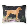 Caroline's Treasures SS8478PILLOWCASE Starry Night Vizsla Moisture Wicking Fabric Standard
