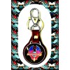 JOURNEY GREATEST HITS CD LEATHER KEYCHAIN