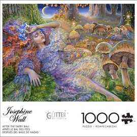 Buffalo Games - Josephine Wall - Glitter - After The Faery Ball - 1000 Piece Jigsaw Puzzle for Adults - Challenging Puzzle Perfect for Game Nights - Finished Size is 26.75 x 19.75