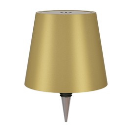 nulmvic Wireless Bottle Lamp, Wine Bottle Lights with 3 Color Temperature, Rechargeable Stepless Dimming LED Bottle Lights for Liquor Bottles, Wireless Lamp for Bedroom Restaurant Bar-Gold Matte