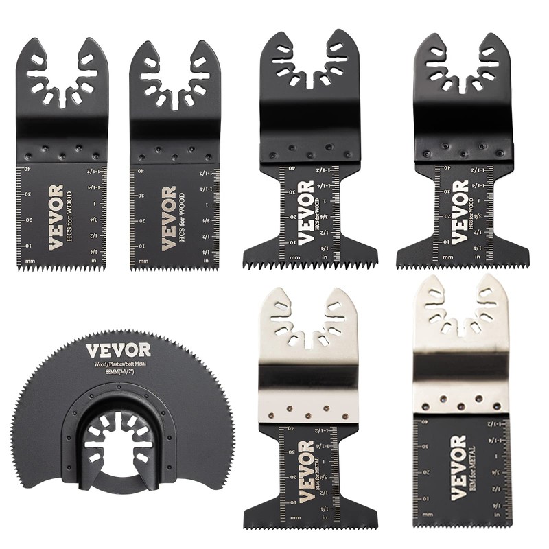 VEVOR 50 PCS Oscillating Saw Blades, Universal Quick Release Oscillating