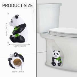 Toilet Bolt Caps,2PCS Toilet Bolt Covers Decorative，Resin cute funny Toilet Screw Cover Caps,Toilet Caps for Bottom of Toilet Easy Installation Toilet Replacement Parts (C)