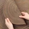 Noctiflorous Oval Braided Placemats 12x18 Inch Table Mats Set of
