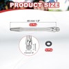 PATIKIL Aluminum Dart Shafts 48mm, 12 Pack 2BA Thread Dart