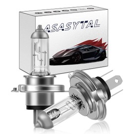 Asasytal HS1 PX43t 35/35W Headlight Halogen Bulbs, Hi/Lo Beam 3000K Yellow/White, Bright Headlight Replace 12V Car Motorcycle Scooter Headlight Bulb, Pack of 2