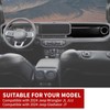 Center Console Dashboard Decorative Panel Trim Cover Kit Compatible with