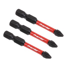 Sealey AK8230 3pc 50mm Phillips #2 Impact Power Tool Bit Set