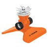 Truper ASP-50, Aspersor metálico, giratorio con aspas, diámetro riego 5