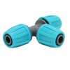 20PCS 16mm Tee Pipe Connector PE Irrigation Tubing Tee for
